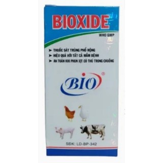 Bioxide sát trùng chuồng trại phổ rộng an toàn hiệu quả cao