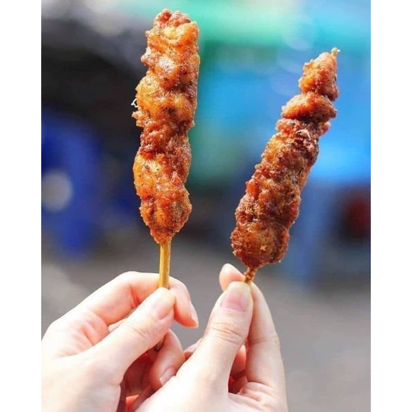 Thịt gà xiên que CP 500g, nướng, chiên siêu hot hít