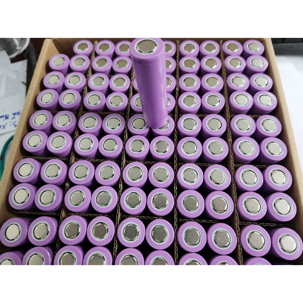 Pin mới sạc tích điện 2200mAh 3.7V, Cell pin INR 18650 22SP 15k20A Li-Ion, xả 20A