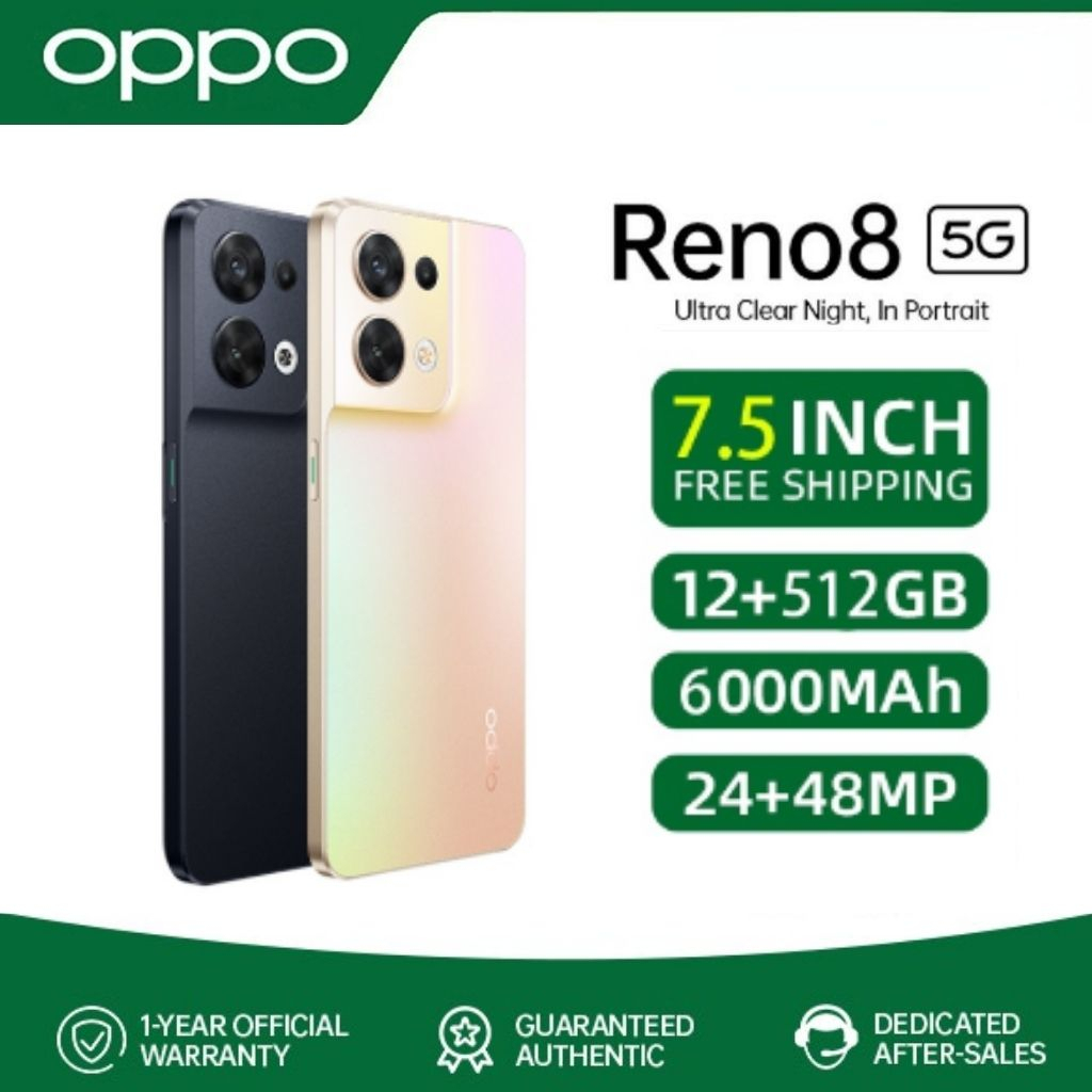 Điện thoại di động reno8 Pro+ mới nguyên bản 12+512GB smartphone toàn màn hình Android Dual Sim Chính Hãng | BigBuy360 - bigbuy360.vn