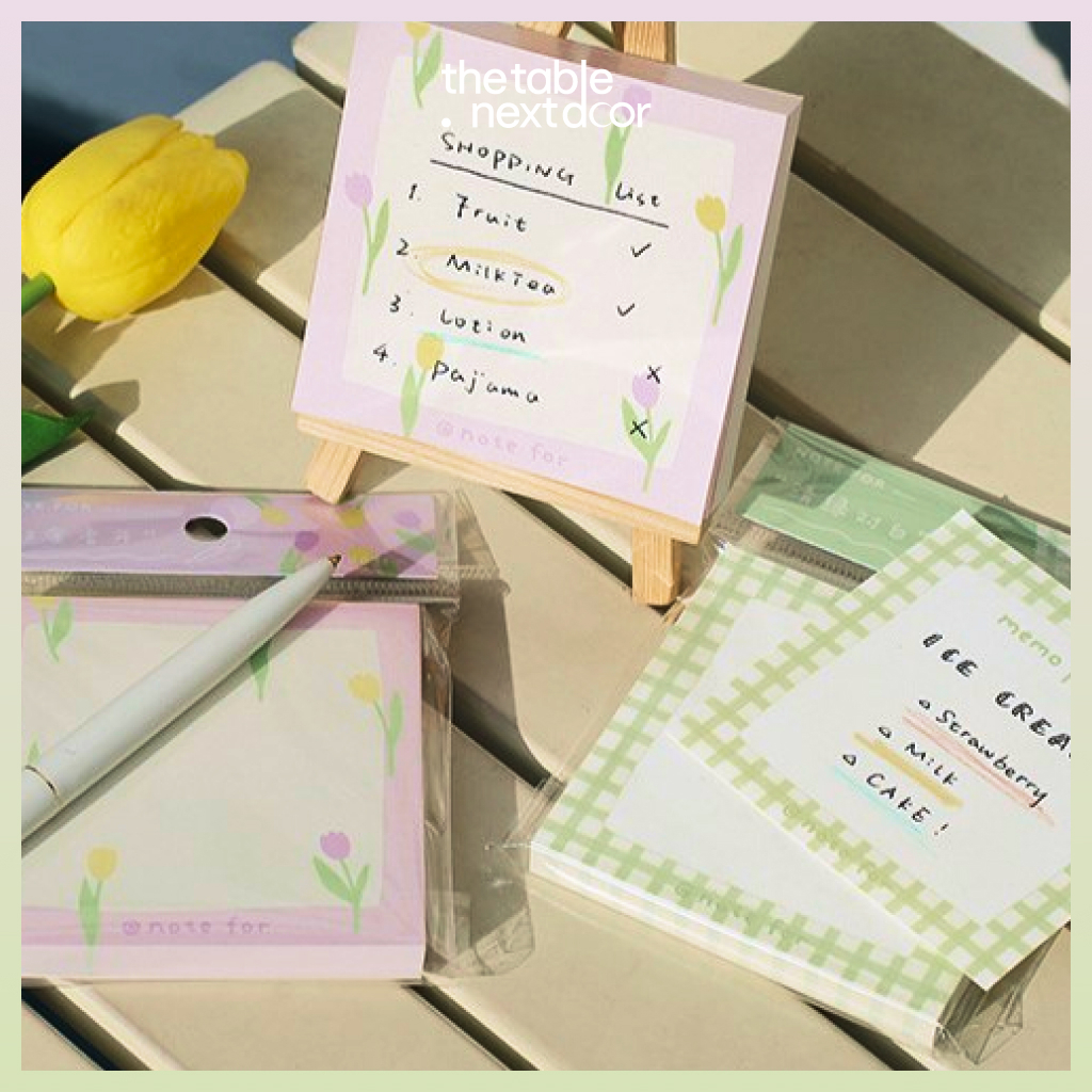Giấy note ghi chú học tập công việc to-do list dáng vuông 100 tờ N01 the table nextdoor