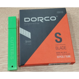 Lưỡi Dao Rọc Giấy Dorco Size S 9MM 도루코 캇타칼날 (Hộp 100 Lưỡi)
