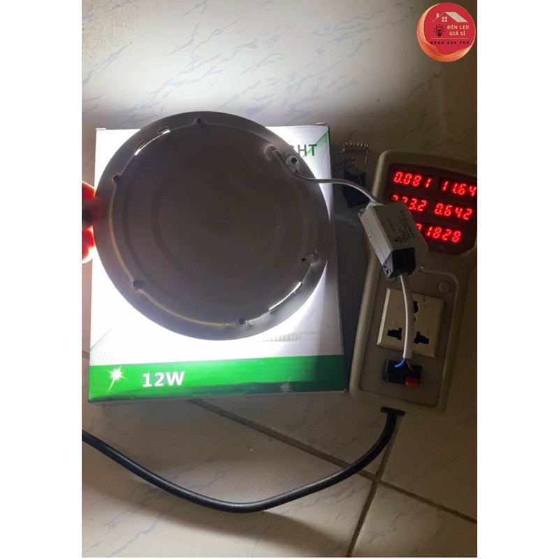 Đèn Led âm trần siêu mỏng giá sỉ 6w 9w 12w