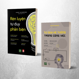 Sách - Combo 2 cuốn Rèn luyện tư duy phản biện - Tư duy hệ thống trong công việc