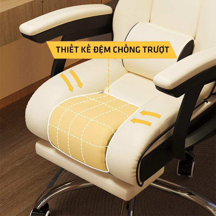 Ghế DA cao cấp dành cho văn phòng nệm cao su, ghế êm dịu, phù hợp cho leader,dành cho ghế chủ tịch! JUNZO | BigBuy360 - bigbuy360.vn