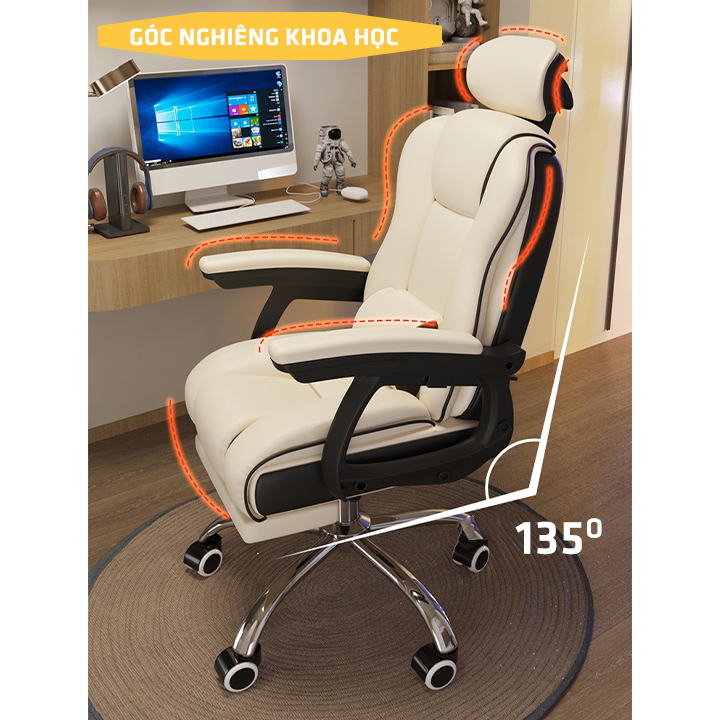 Ghế DA cao cấp dành cho văn phòng nệm cao su, ghế êm dịu, phù hợp cho leader,dành cho ghế chủ tịch! JUNZO | BigBuy360 - bigbuy360.vn