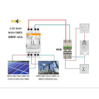 Aptomat Đảo Chiều DBSF-63A DoBo Korea (Dùng Để Đổi Nguồn Điện)