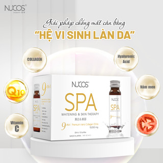 Collagen Nucos Spa 10,000mg (Hộp 10 Chai x 50ml) – Cải Thiện Độ Đàn Hồi, Làm Sáng Da, Chống Lão Hóa