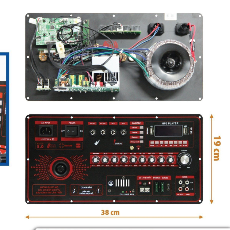 Mạch loa kéo DSP30 300W