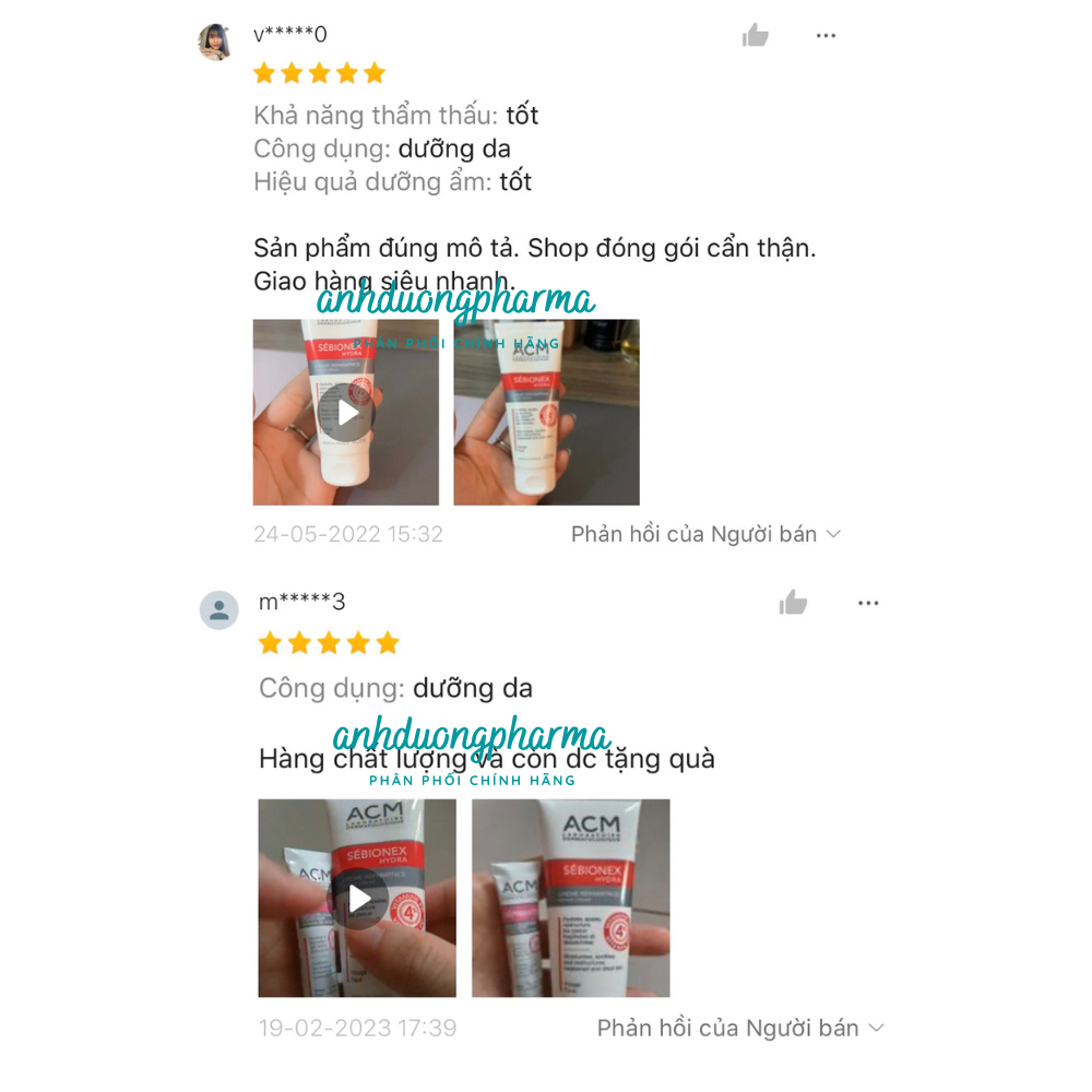Kem dưỡng dành cho da mụn Sebionex Hydra Repair Cream 40ml