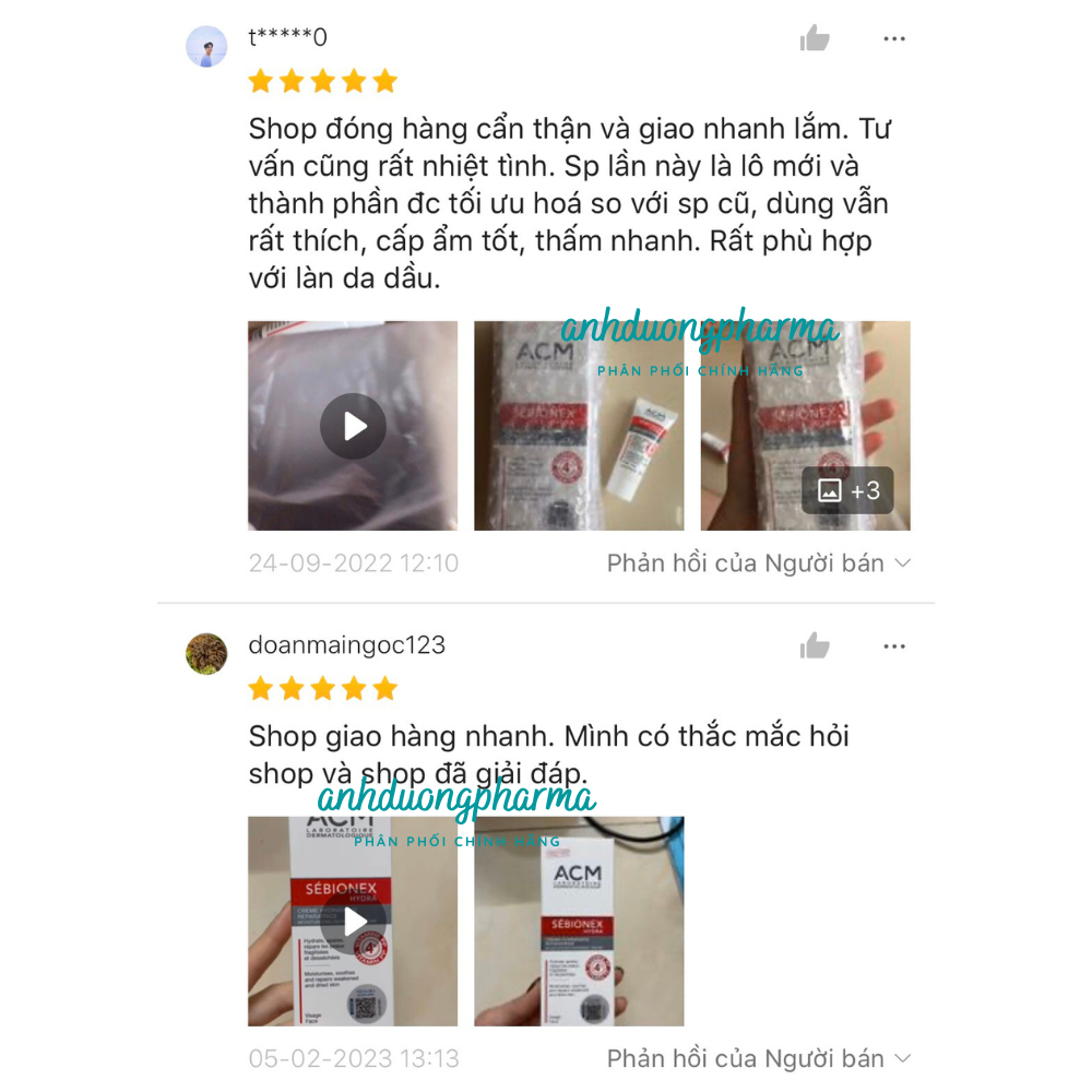 Kem dưỡng dành cho da mụn Sebionex Hydra Repair Cream 40ml