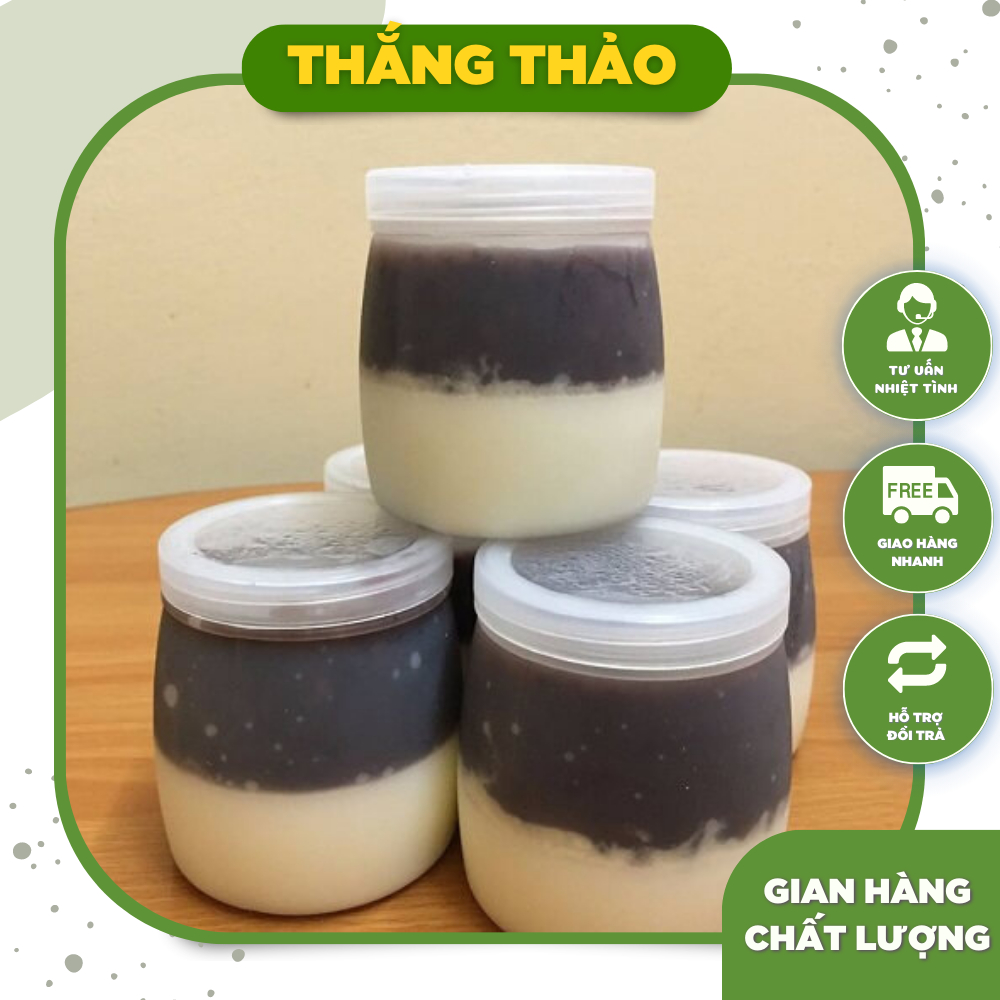 100 Hũ đựng sữa chua nhựa cao cấp chuyên dùng bảo quản sữa chua, sữa chua nếp cẩm, sữa ong chúa