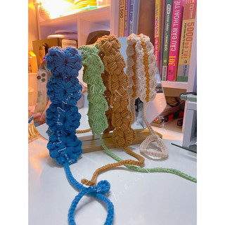 Băng đô cài tóc Handmade - Băng đô cài tóc móc len