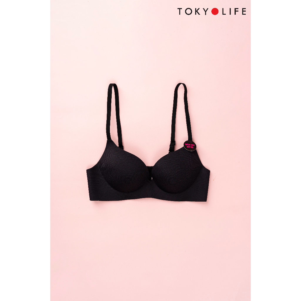 Áo Ngực Bra Nữ không gọng mút đúc, không đường may siêu nâng ngực êm ái mềm mại thoáng mát sexy TOKYOLIFE J1/S9BRA002G