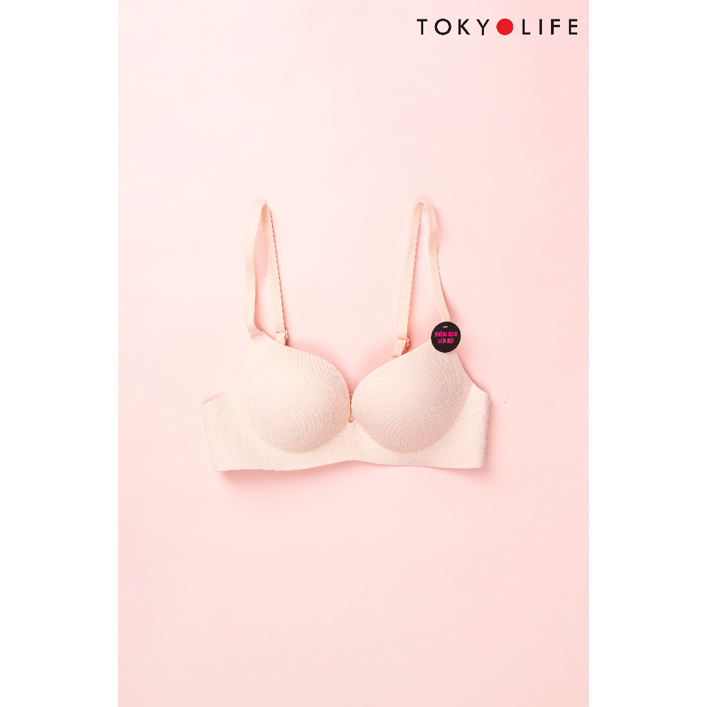 Áo Ngực Bra Nữ không gọng mút đúc, không đường may siêu nâng ngực êm ái mềm mại thoáng mát sexy TOKYOLIFE J1/S9BRA002G