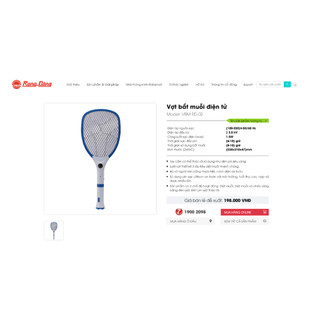 Vợt bắt muỗi Rạng Đông VBM RD.02