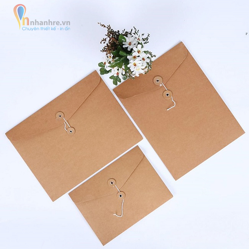 BAO THƯ KRAFT VIỆT A3 | BAO THƯ KRAFT VIỆT DÂY QUẤN CÓ ĐÁY | BAO THƯ KRAFT GIÁ SIÊU RẺ - BAOBIONLINE