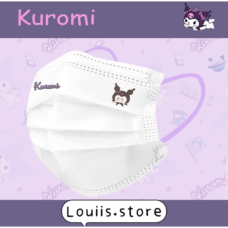 Khẩu trang y tế dễ thương, hoạ tiết hoạt hình gấu người lớn Louiis.store