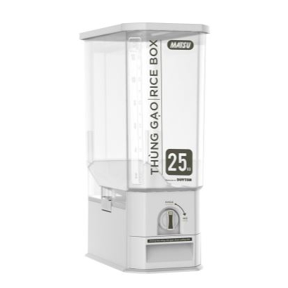 Thùng gạo CLEAR 25KG Duy Tân