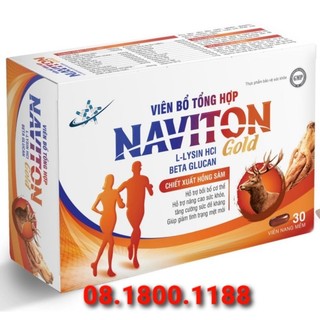 Viên bổ tổng hợp naviton gold hỗ trợ bồi bổ cơ thể