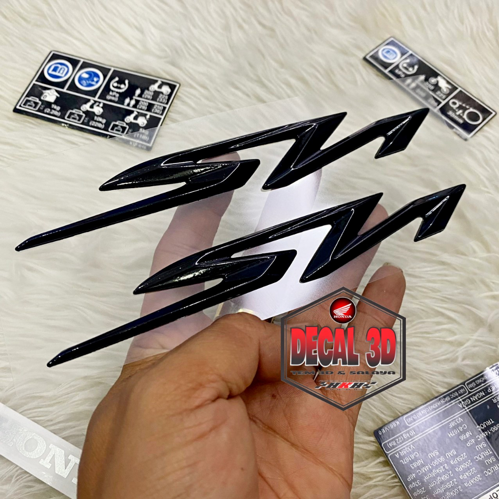 Tem sh 350i 2023 màu đen hàng zin phôi hãng siêu nét - giá 1 cặp