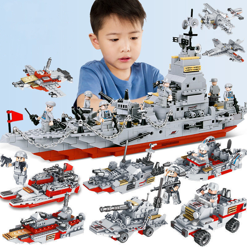 Mô hình lego tàu chiến,Đồ chơi lắp ráp Lego tàu sân bay,Đồ chơi Cho bé Cao Cấp