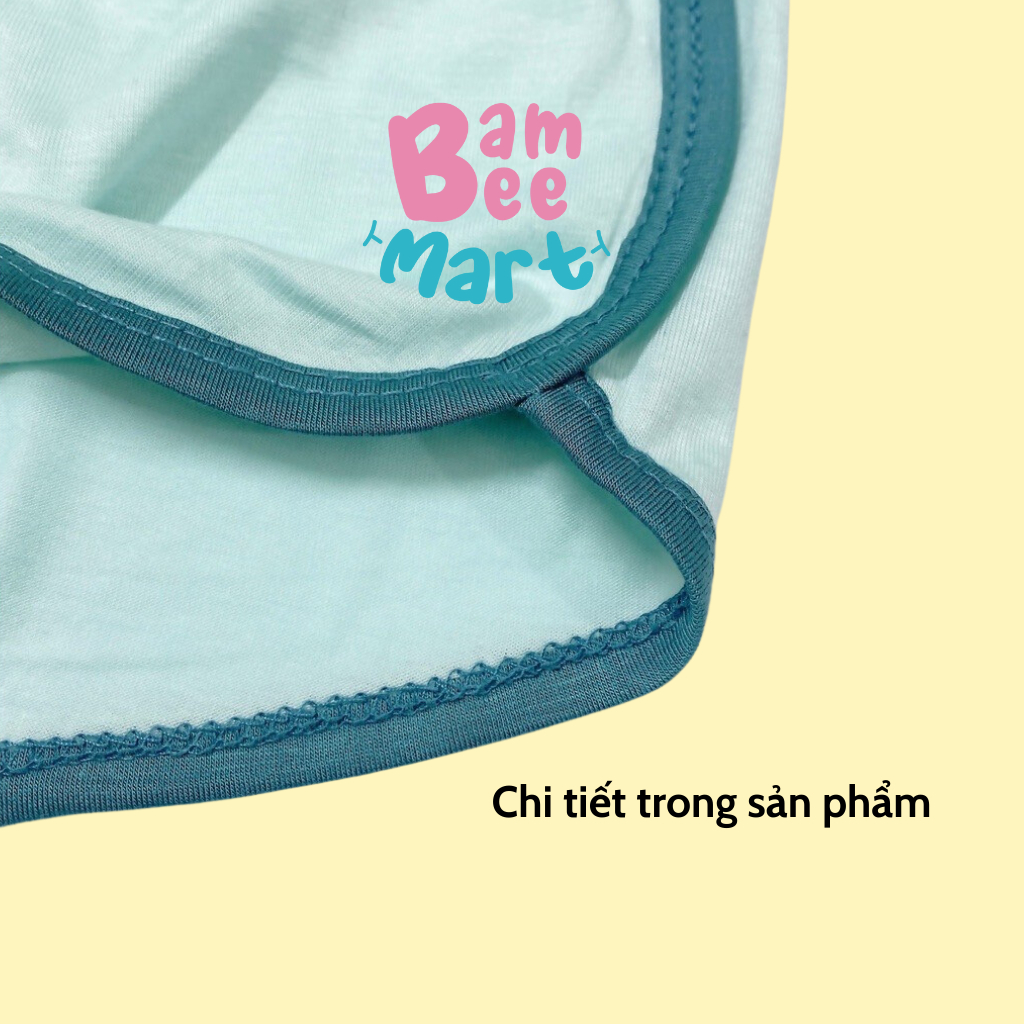 Quần đùi cộc chất thun lạnh màu trơn bo viền cho bé trai, bé gái QC05