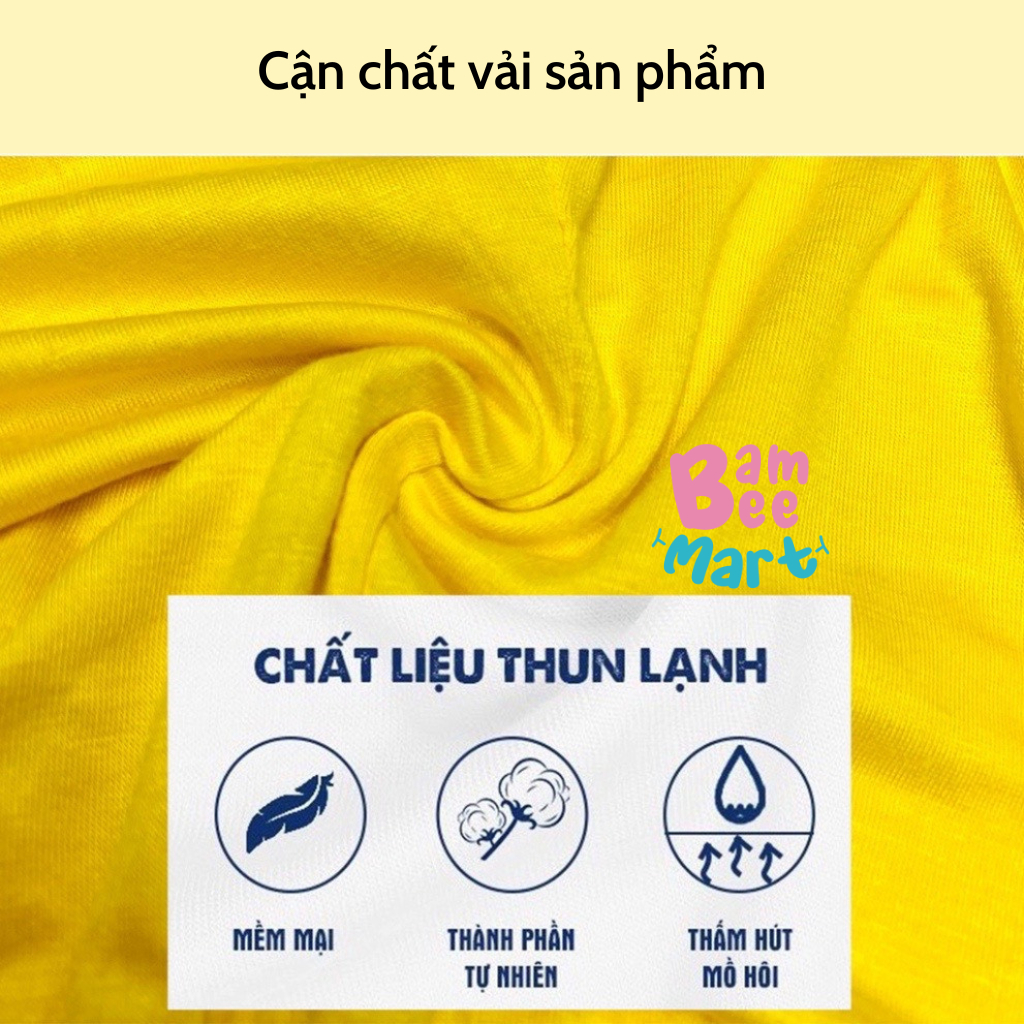 Quần đùi cộc chất thun lạnh màu trơn bo viền cho bé trai, bé gái QC05
