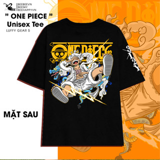 [RẺ VÔ ĐỊCH] Áo thun in hình BEEBEE luffy gear 5 vs kaido -luffy LFBB008 (đen) 100% COTTON