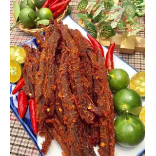 Khô Bò Que Đặc Biệt Lon PET 250G