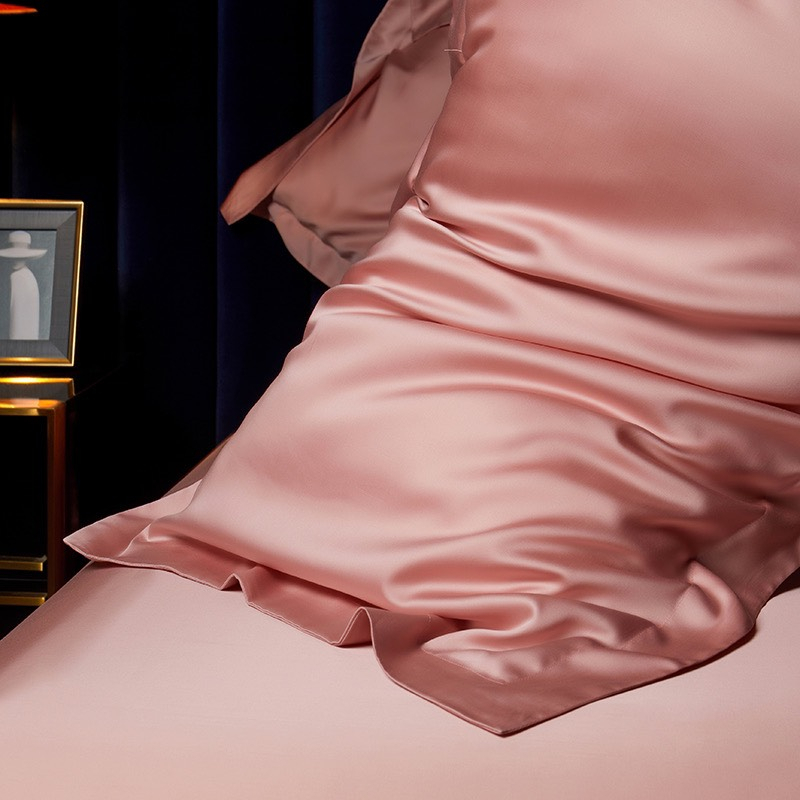 Bộ chăn ga tencel 80s hàng 1 màu basic Hlhome bedding mềm mại, thoáng mát