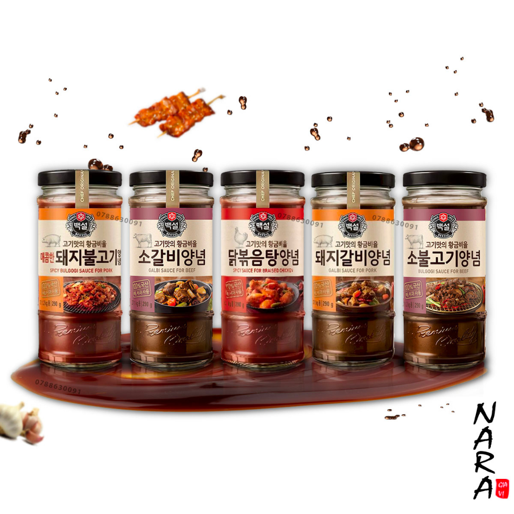 Sốt Ướp Thịt Nướng Hàn Quốc Bulgogi CJ Beksul 290g - Nhập khẩu từ Hàn Quốc
