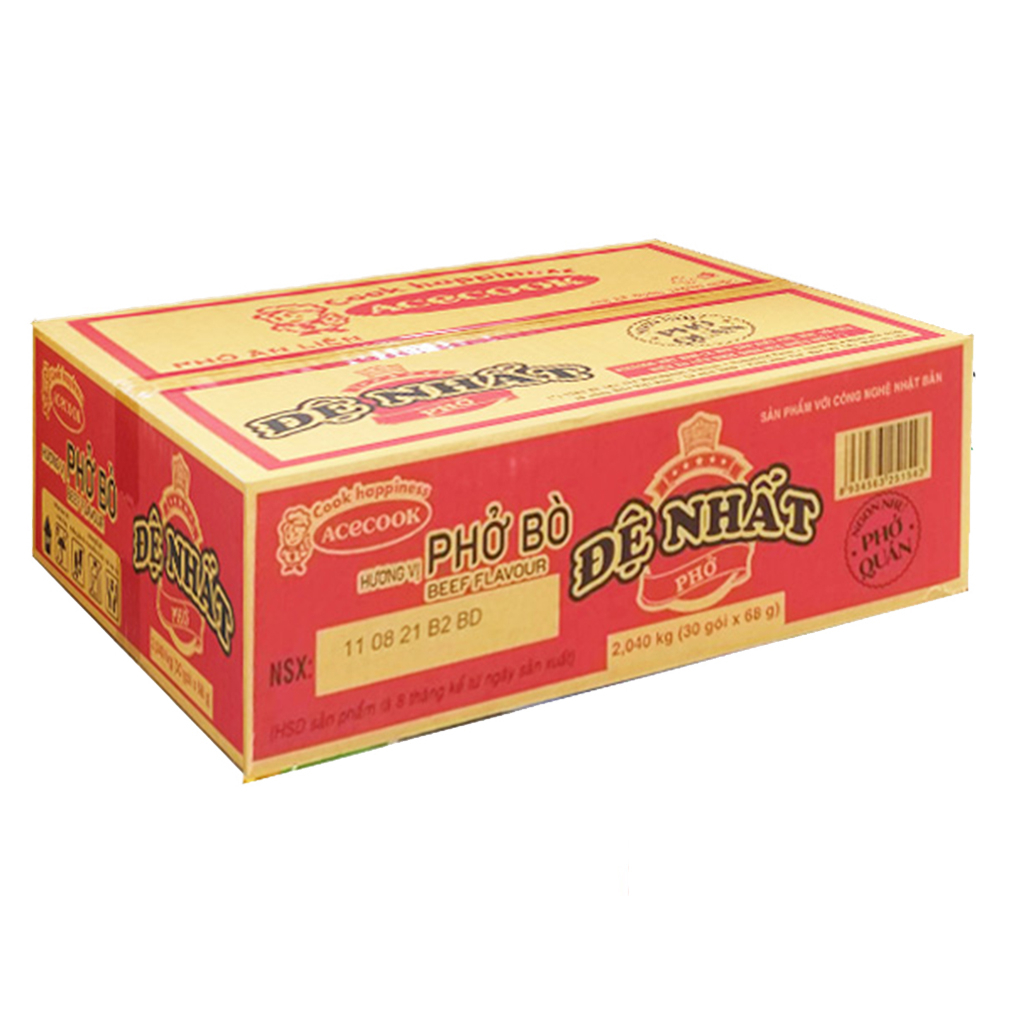 Thùng phở gà/bò đệ nhất 30 gói loại 65g