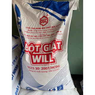 Bột giặt will bao 20 kg .giặt khăn giẻ lau nhà hàng khách sạn quán ăn .