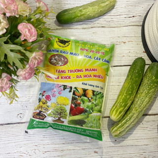 Phân bón đầu trâu BĐ-MK NPK 20-20-15 dùng cho rau màu, hoa, cây cảnh 1kg - T62