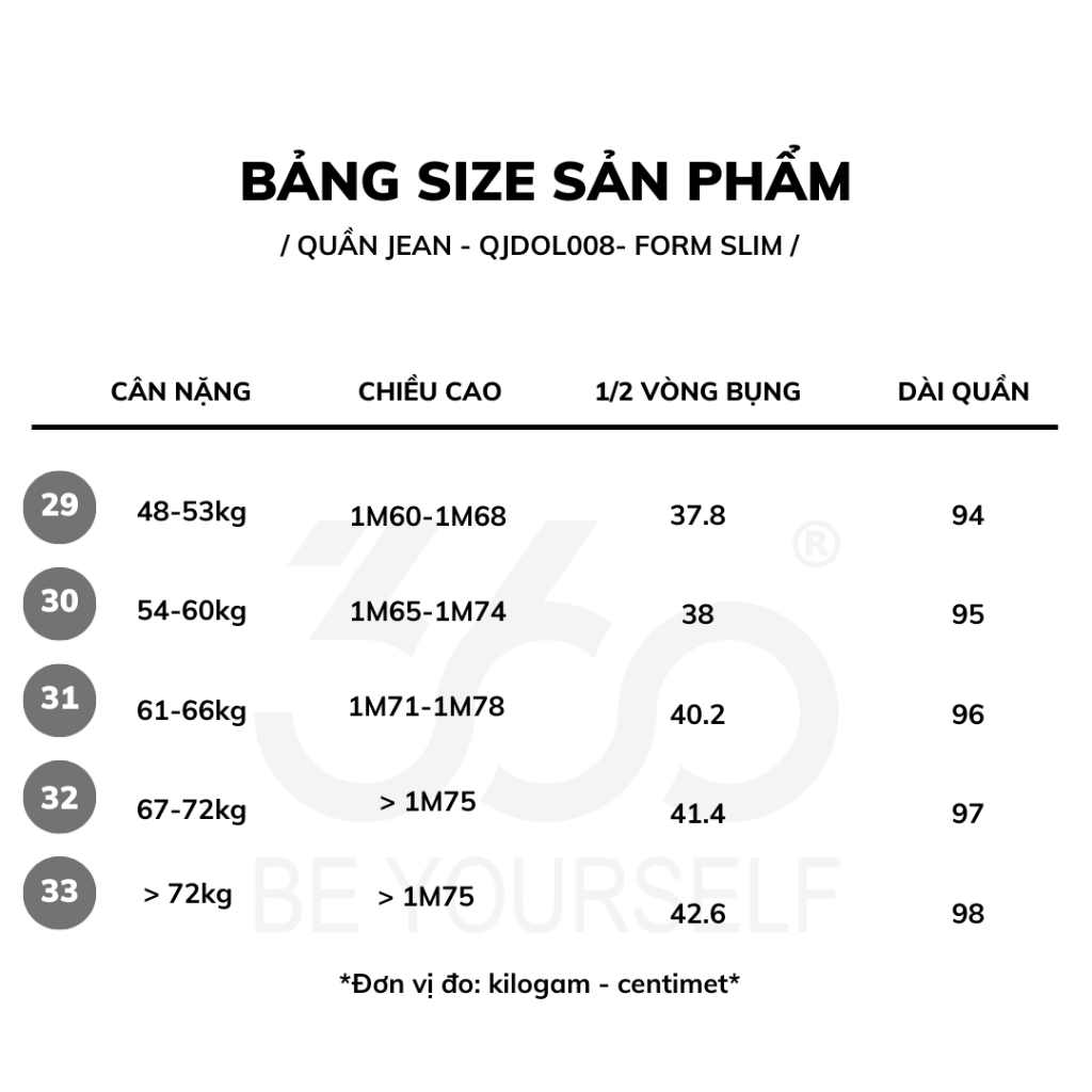 Quần jean nam đen dáng slimfit thương hiệu 360 BOUTIQUE quần bò trơn - QJDOL008