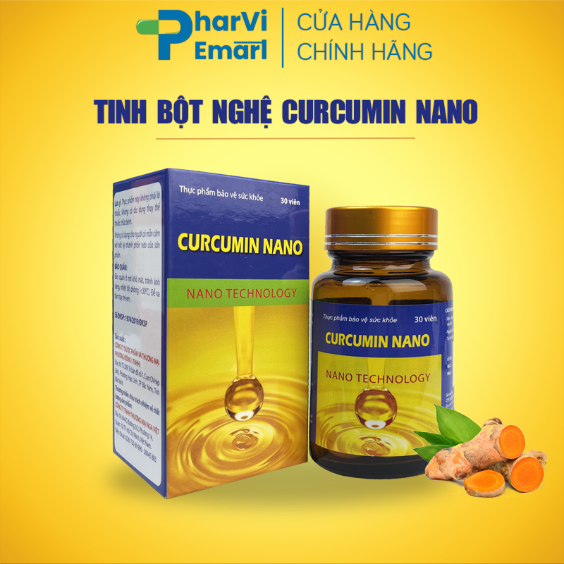 Hỗ Trợ Dạ Dày, Làm Đẹp Da Tinh Bột Nghệ Curcumin Nano