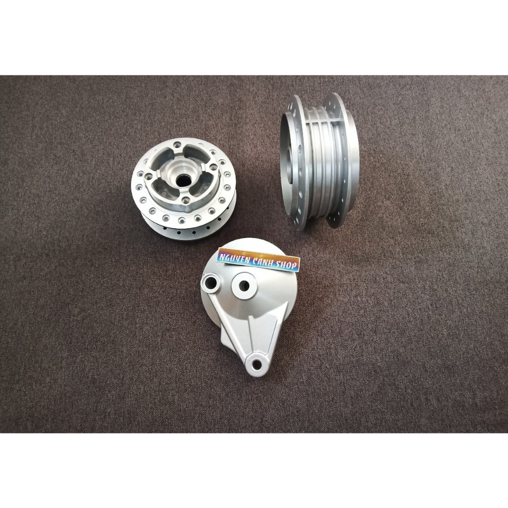 Đùm trước +sau có má đùm xe wave S110 thắng đĩa=combo 3 món