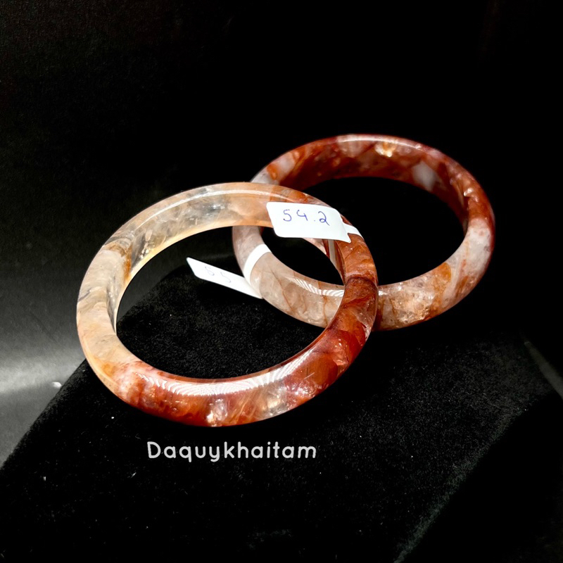 Vòng bản thach anh ưu linh Đỏ