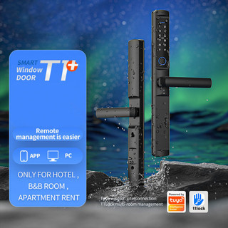 Khóa vân tay F2 mở khóa WIFI TUYA và bluetooth dùng được cho cửa nhôm cửa gỗ