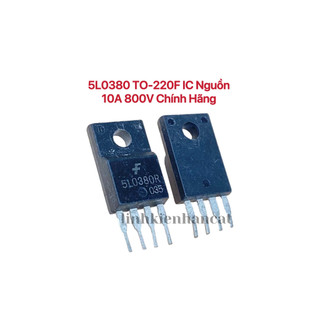 5l0380 to-220f ic nguồn 10a 800v chính hãng tháo máy