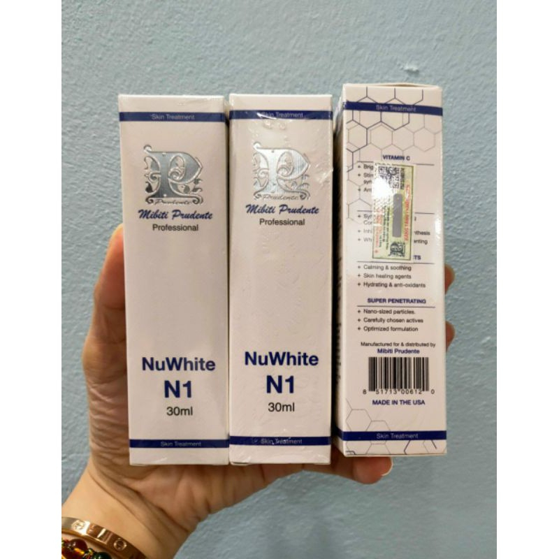 TEM VÀNG - KEM LÀM HỒNG NUWHITE N1 MIBITI PRUDENTE - 30ML