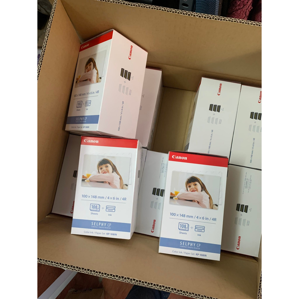 Giấy In Ảnh dùng cho máy in Canon CP1300 - Chuyên in mã QR ngân hàng