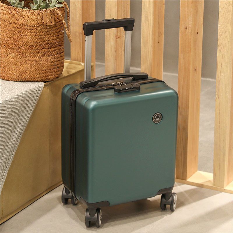 Vali 14 inch, vali hàng không, vali đòn bẩy đi công tác, phong cách đơn giản nhẹ lên máy bay du lịch vạn hướng bánh xe
