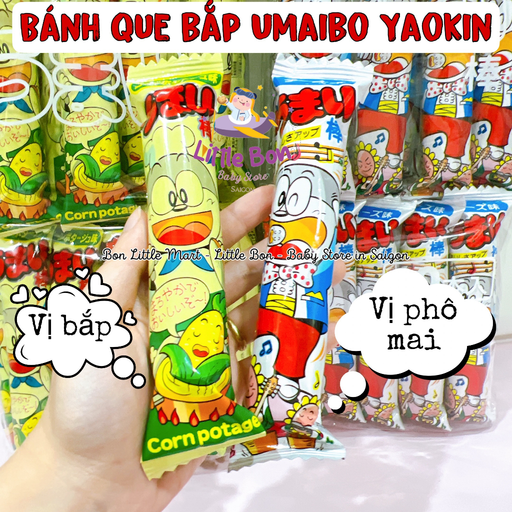 Bánh que bắp Umaibo Yaokin Doraemon Nhật Bản