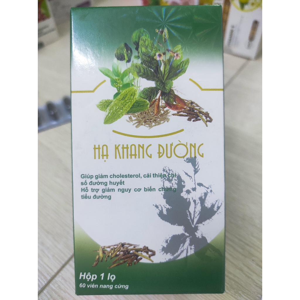 Viên Uống HẠ KHANG ĐƯỜNG - Giúp giảm Cholesterol , cải thiện chỉ số đường huyết - Giảm nguy cơ biến chửng tiểu đường.