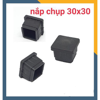 10 nắp chụp sắt 30x30cm, nắp bịt đầu sắt, nắp bịt chân bàn ghế, đầu bịt, đầu chụp nhựa loại tốt