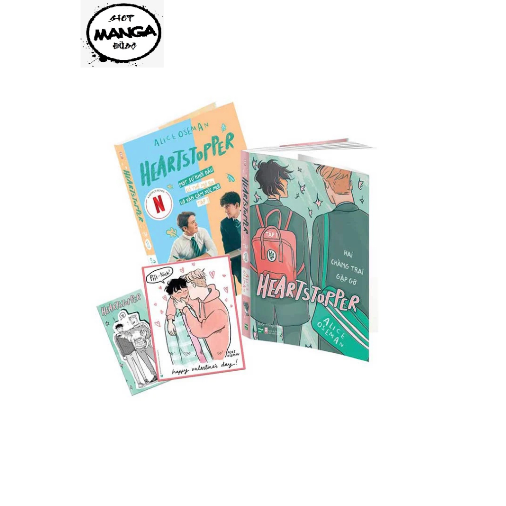 Truyện tranh - Heartstopper Tập 1 - Tập 2 - Tập 3 - Tập 4