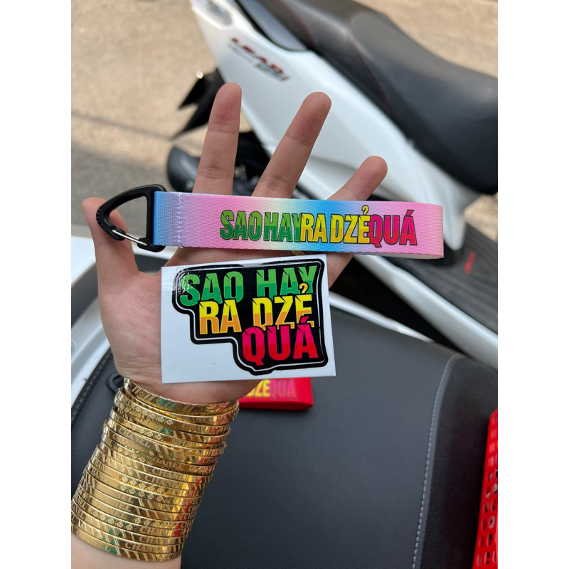 Móc Khoá Dây SaoHayRaDze kèm tem