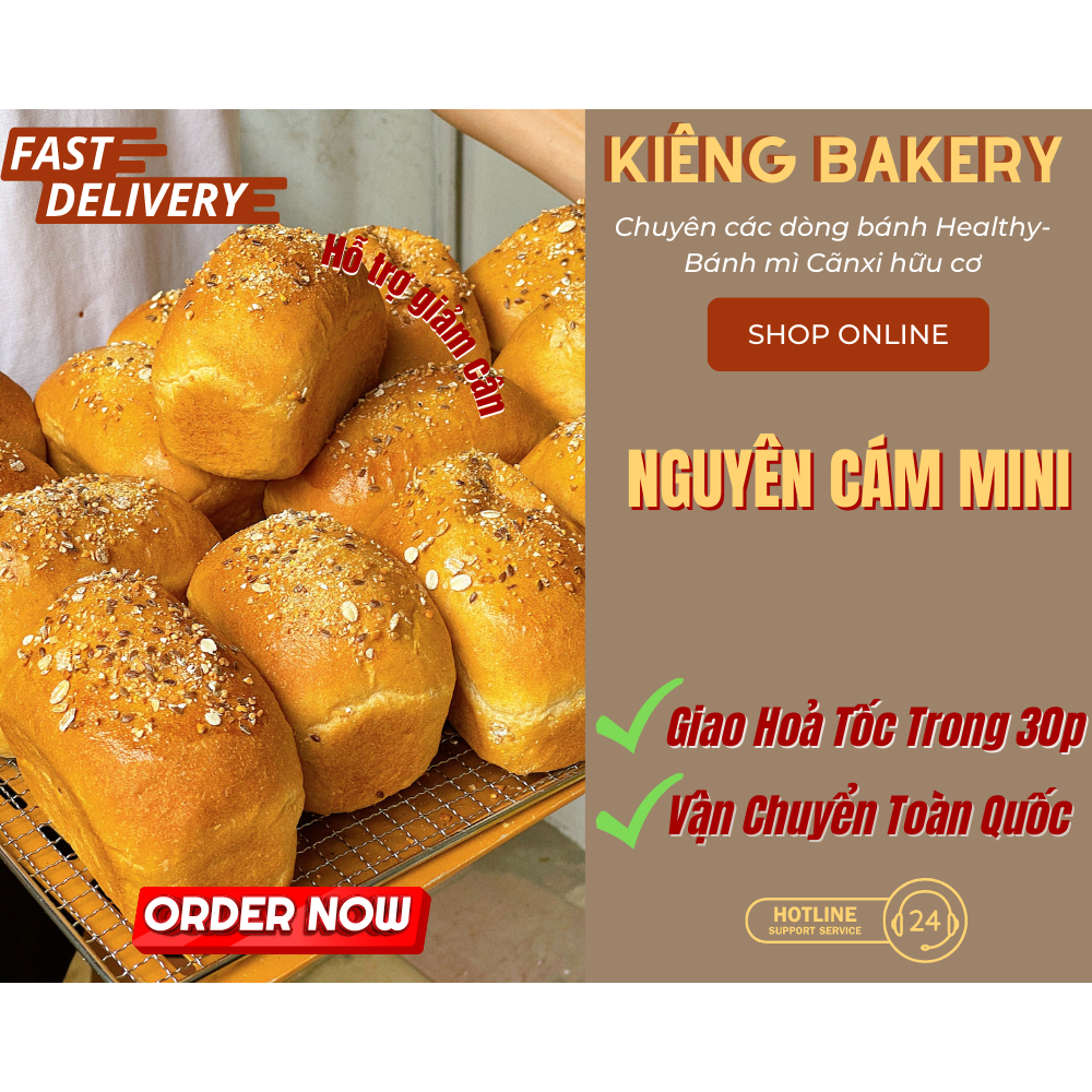 Bánh nguyên cám mini EATCLEAN 150g